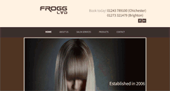 Desktop Screenshot of froggltd.co.uk