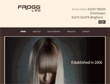 Tablet Screenshot of froggltd.co.uk